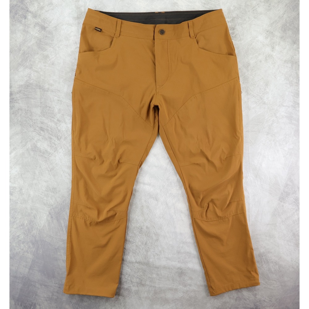 Kuhl Renegade Rock Pants Mens 36x29 Brown Articulated Knee Outdoor Technical